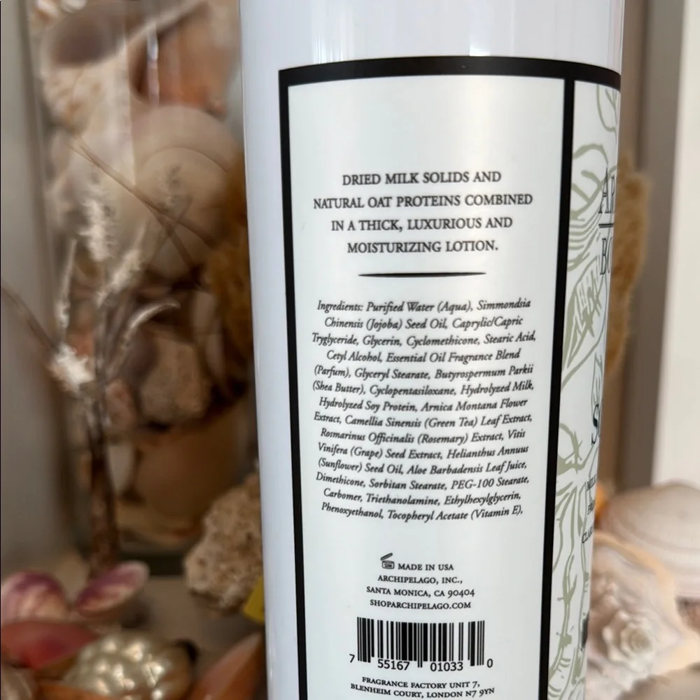 NEW- Archipelago Soy Milk Body Lotion - 18oz - Picture 3 of 4